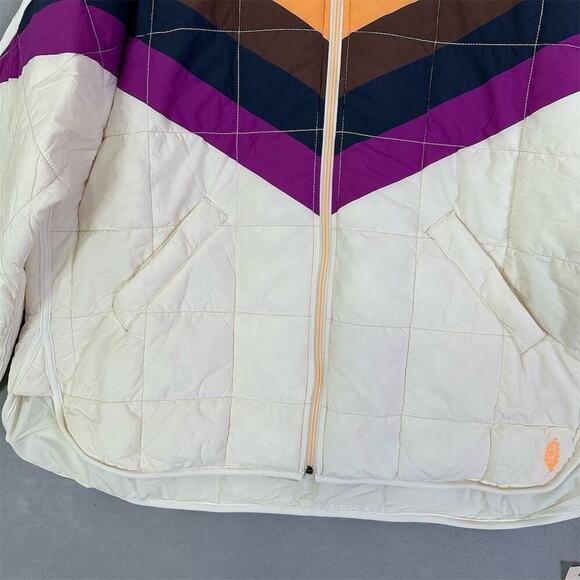 FP Movement x Hatch Puffer Jacket Women Maternity Sz Medium Ivory NEW $248 - Picture 5 of 16